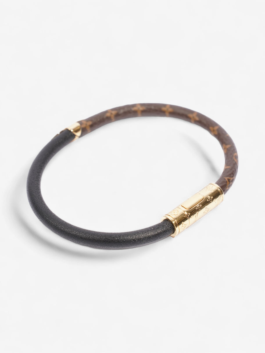 Louis Vuitton Daily Confidential Bracelet Monogram / Black / Gold Coated Canvas Image 3