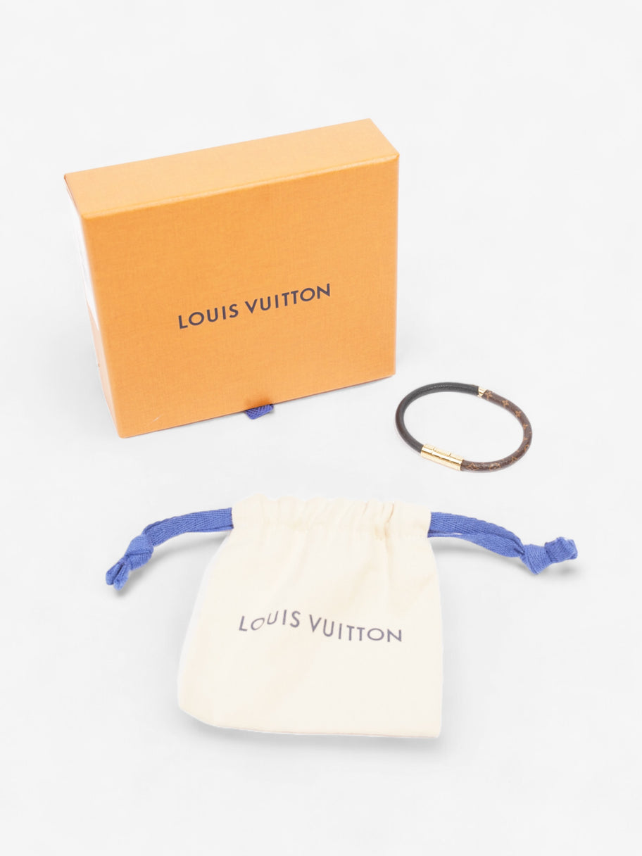 Louis Vuitton Daily Confidential Bracelet Monogram / Black / Gold Coated Canvas Image 6