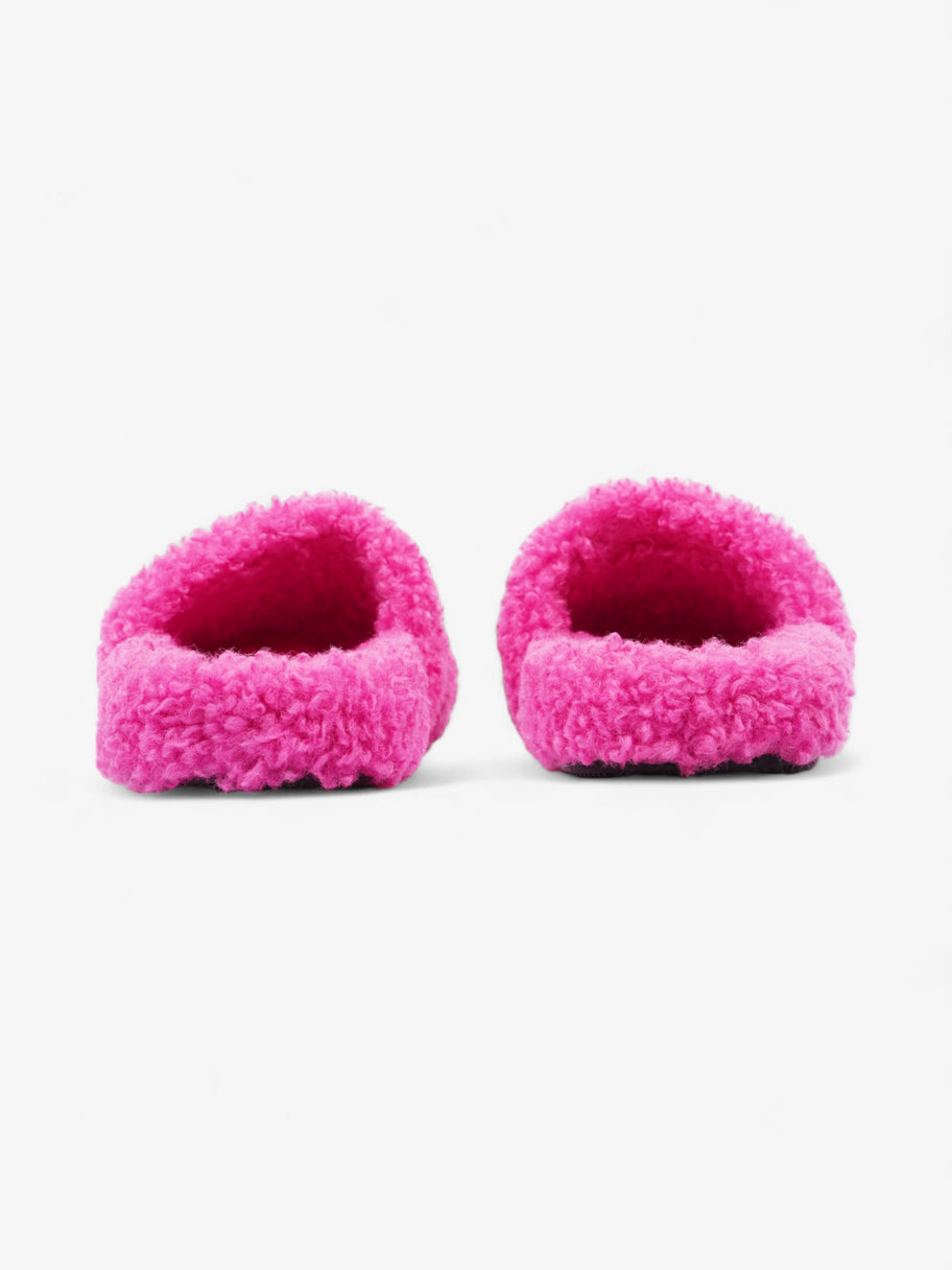 Balenciaga Furry Slides Pink / White Shearling EU 37 UK 4 Image 6