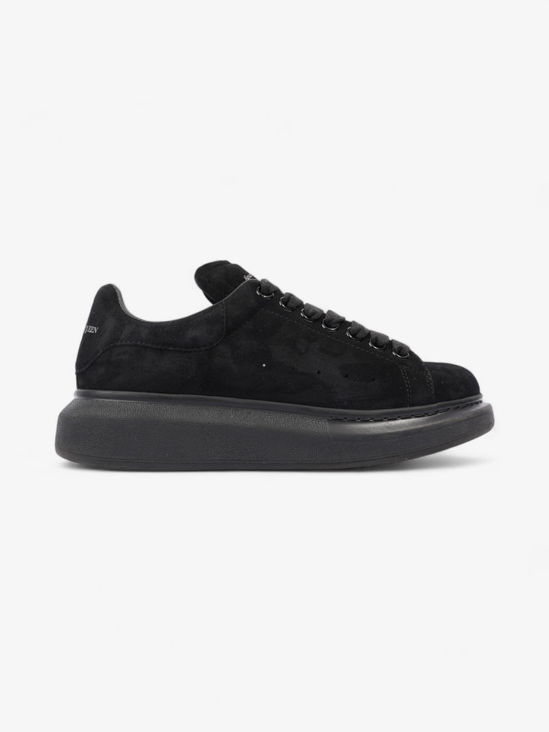  Alexander McQueen Oversized Sneakers Black Suede EU 37 UK 4