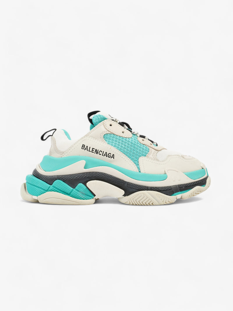  Triple S White / Teal / Black Mesh EU 37 UK 4