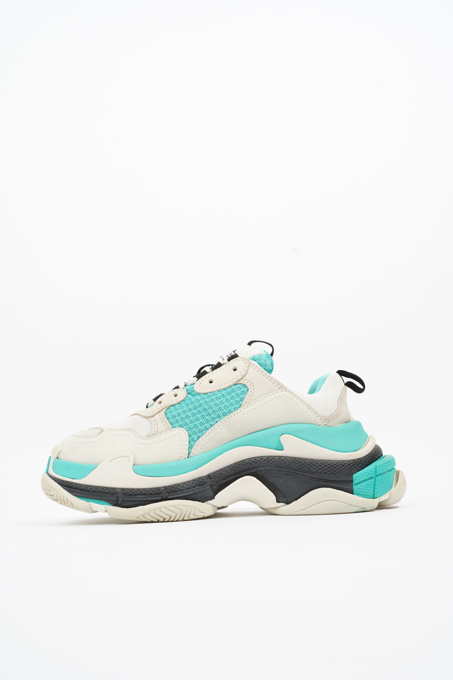 Triple S White / Teal / Black Mesh EU 37 UK 4 Image 3