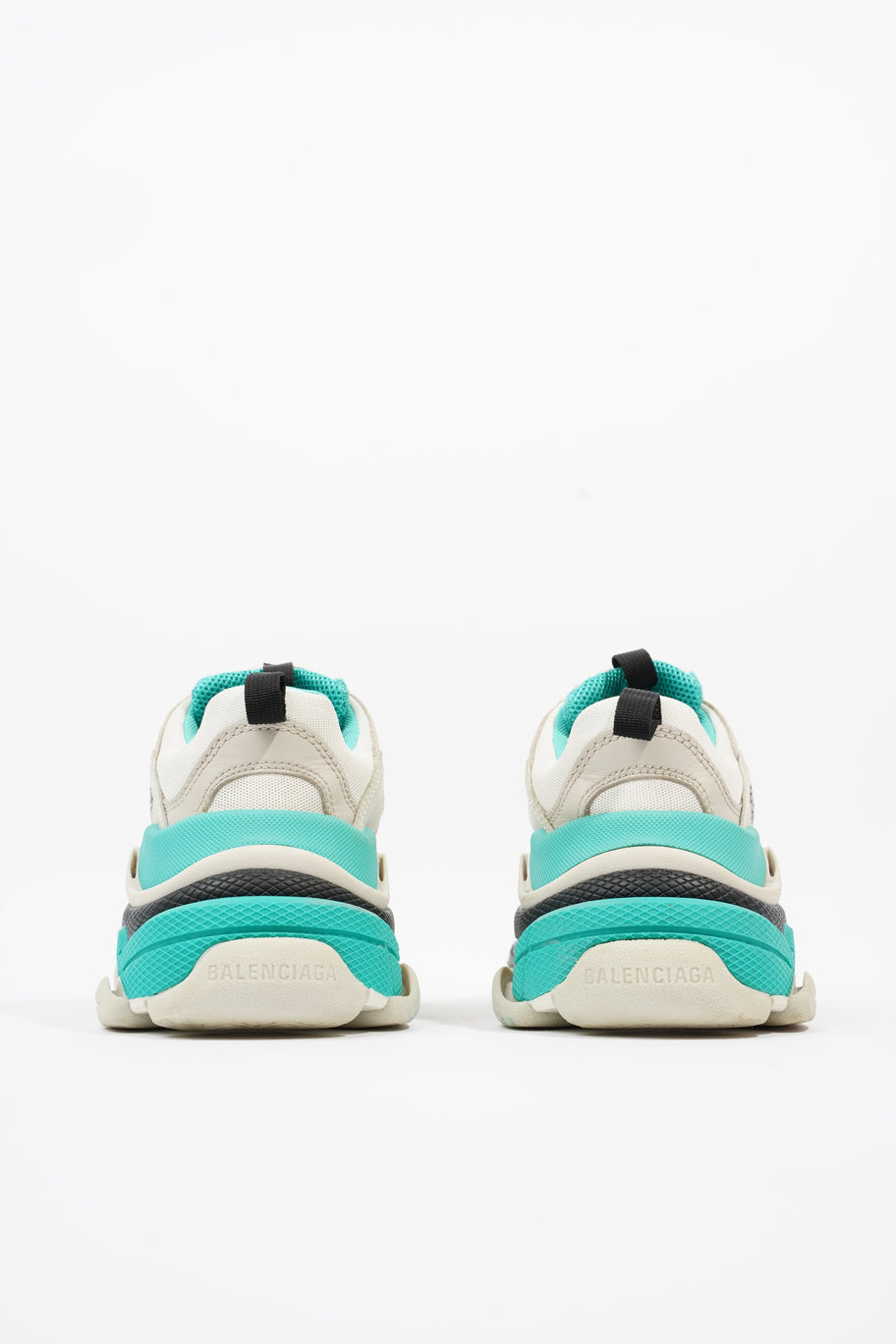 Triple S White / Teal / Black Mesh EU 37 UK 4 Image 6