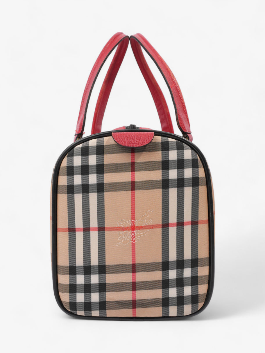 Burberry Barrel Red / Haymarket Check Canvas Image 5