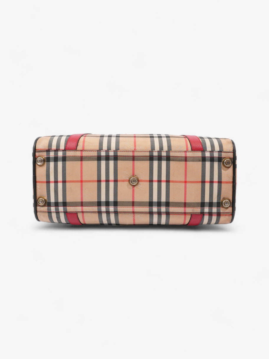 Burberry Barrel Red / Haymarket Check Canvas Image 6