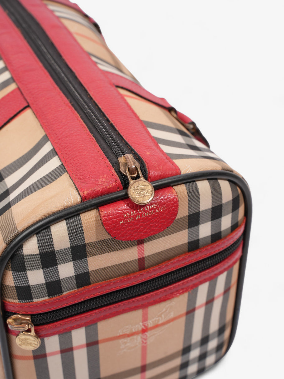 Burberry Barrel Red / Haymarket Check Canvas Image 8