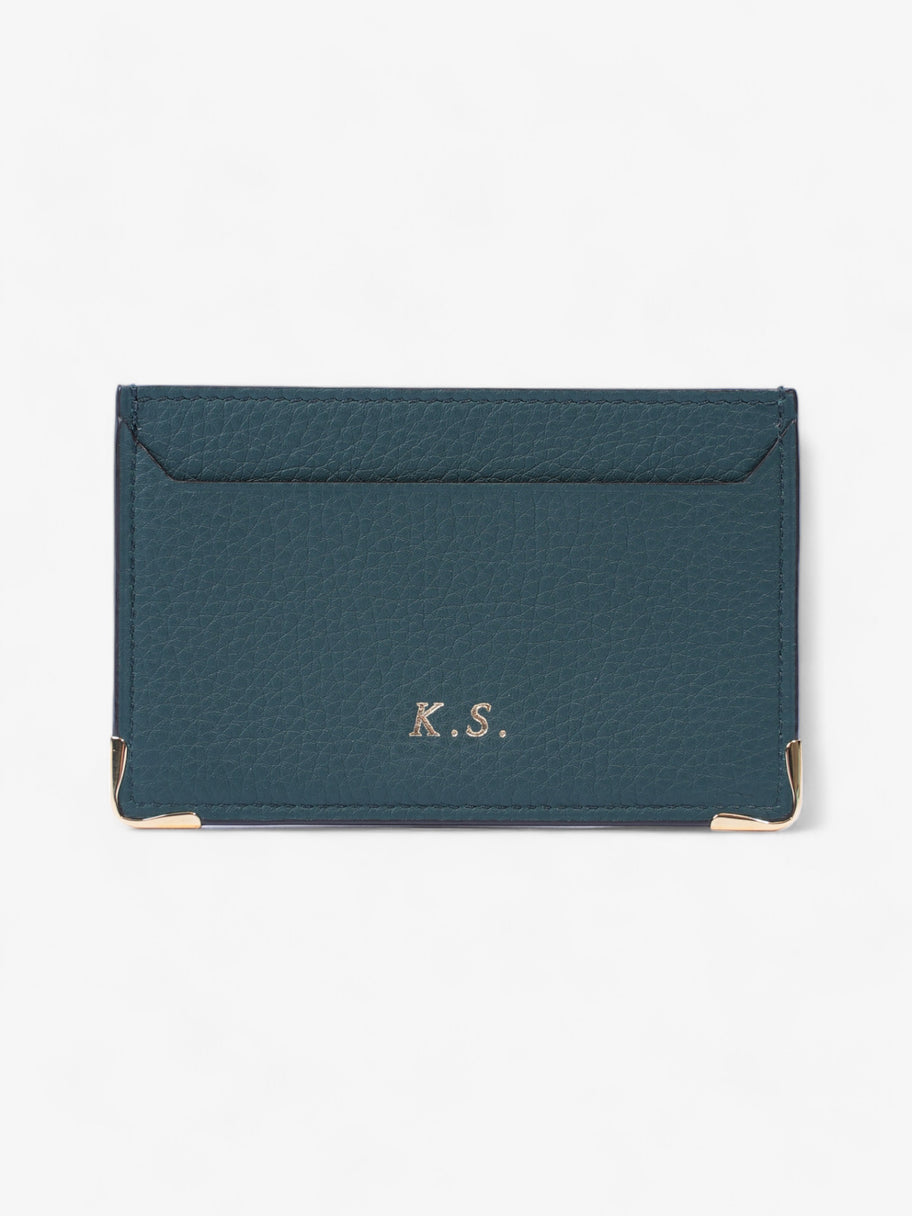 Cartier Double Card Holder, Must De Cartier Green Calfskin Leather Image 2