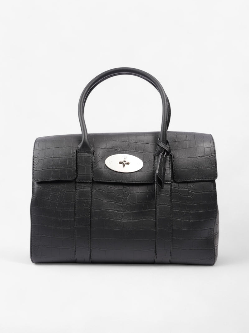  Mulberry Bayswater Black Calfskin Leather