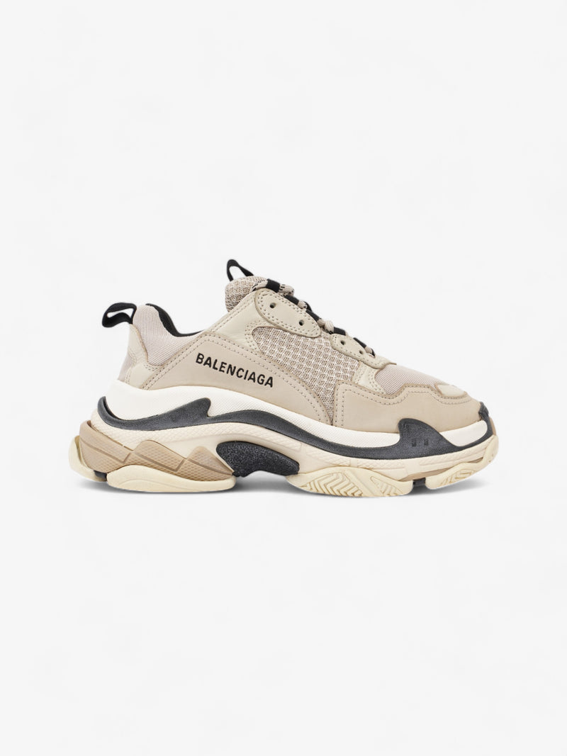  Balenciaga Triple S Beige / Black / White Mesh EU 37 UK 4