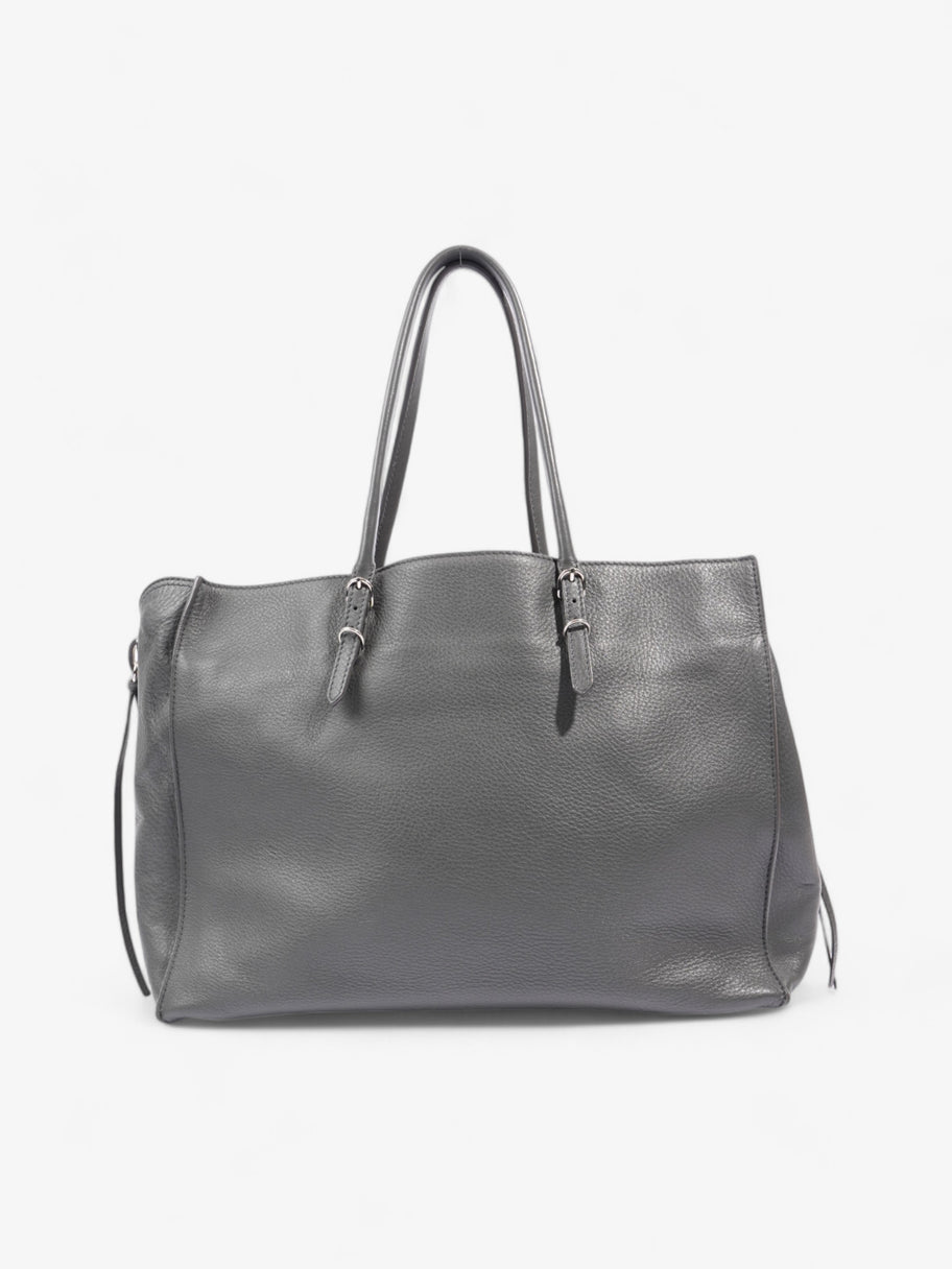 Balenciaga Papier A4 Zip Around Grey Leather Image 4