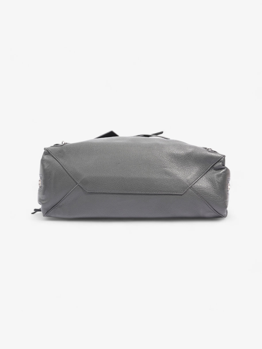 Balenciaga Papier A4 Zip Around Grey Leather Image 6