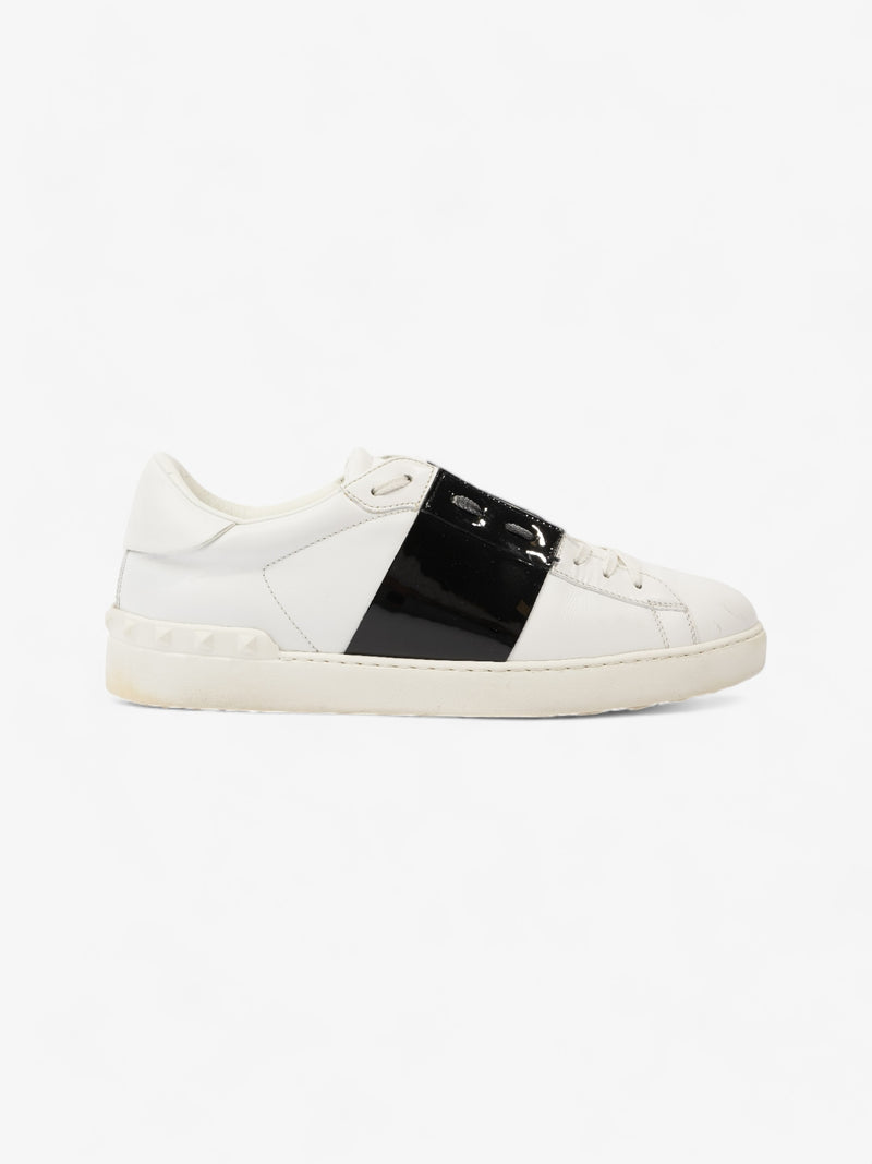  Valentino Open Sneakers White / Black Leather EU 44 UK 10