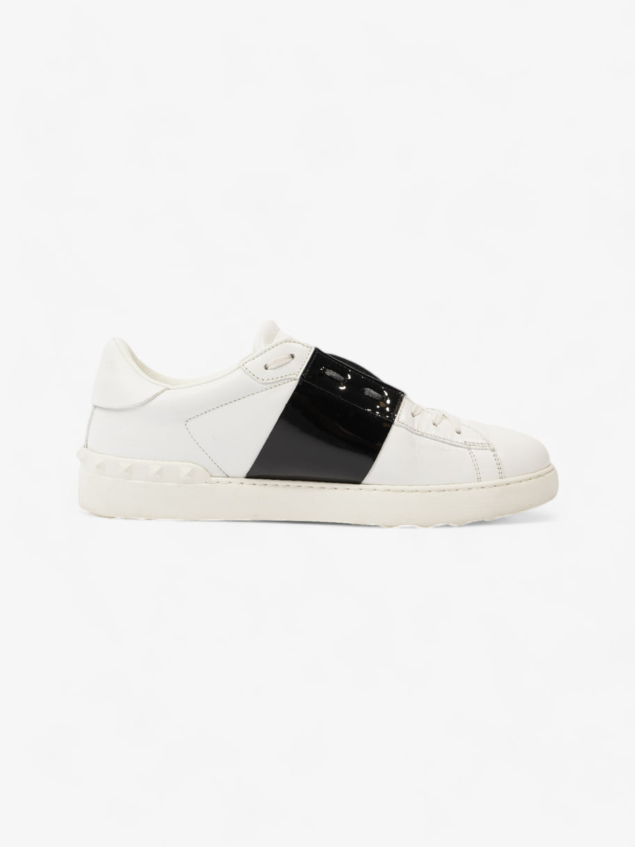 Valentino Open Sneakers White / Black Leather EU 44 UK 10 Image 4