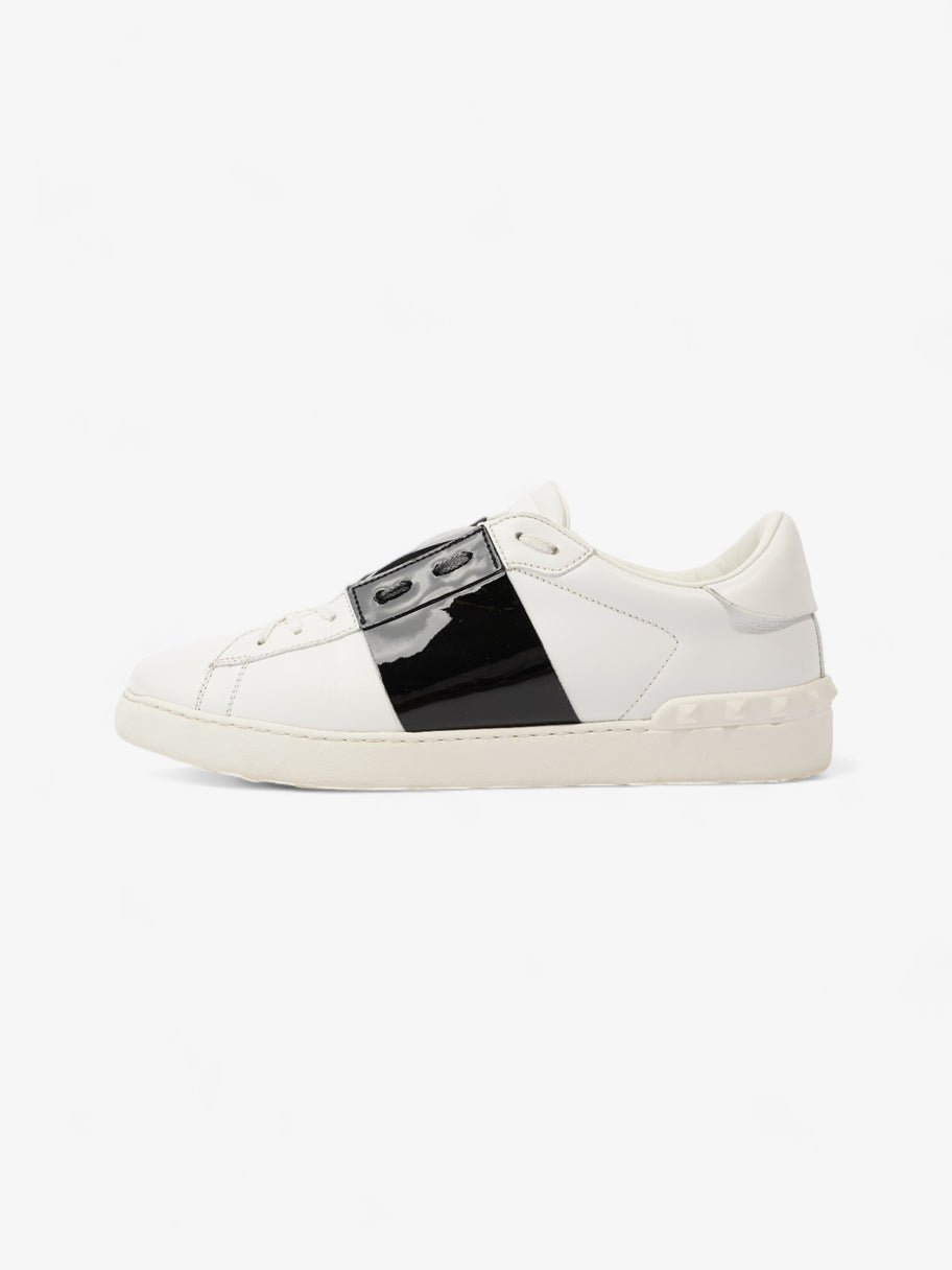 Valentino Open Sneakers White / Black Leather EU 44 UK 10 Image 5