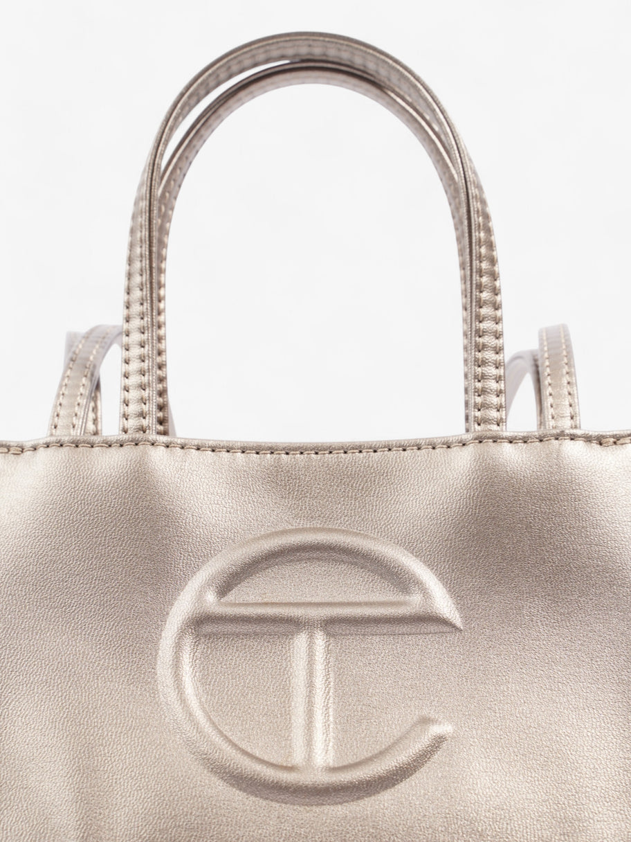 Telfar Shopping Bag Bronze Polyurethane Small Image 7