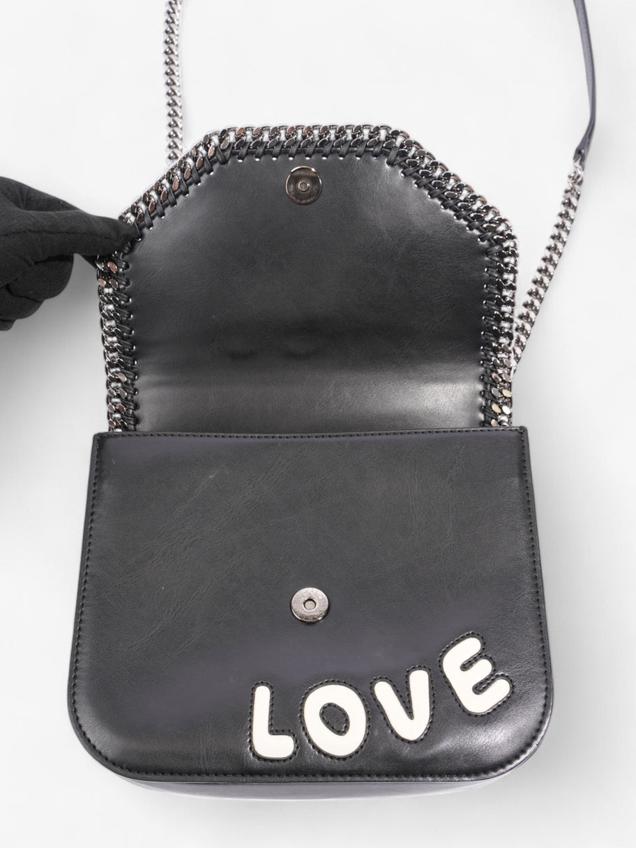 Stella McCartney All Is Love Box Bag Black / White Faux Leather Image 8