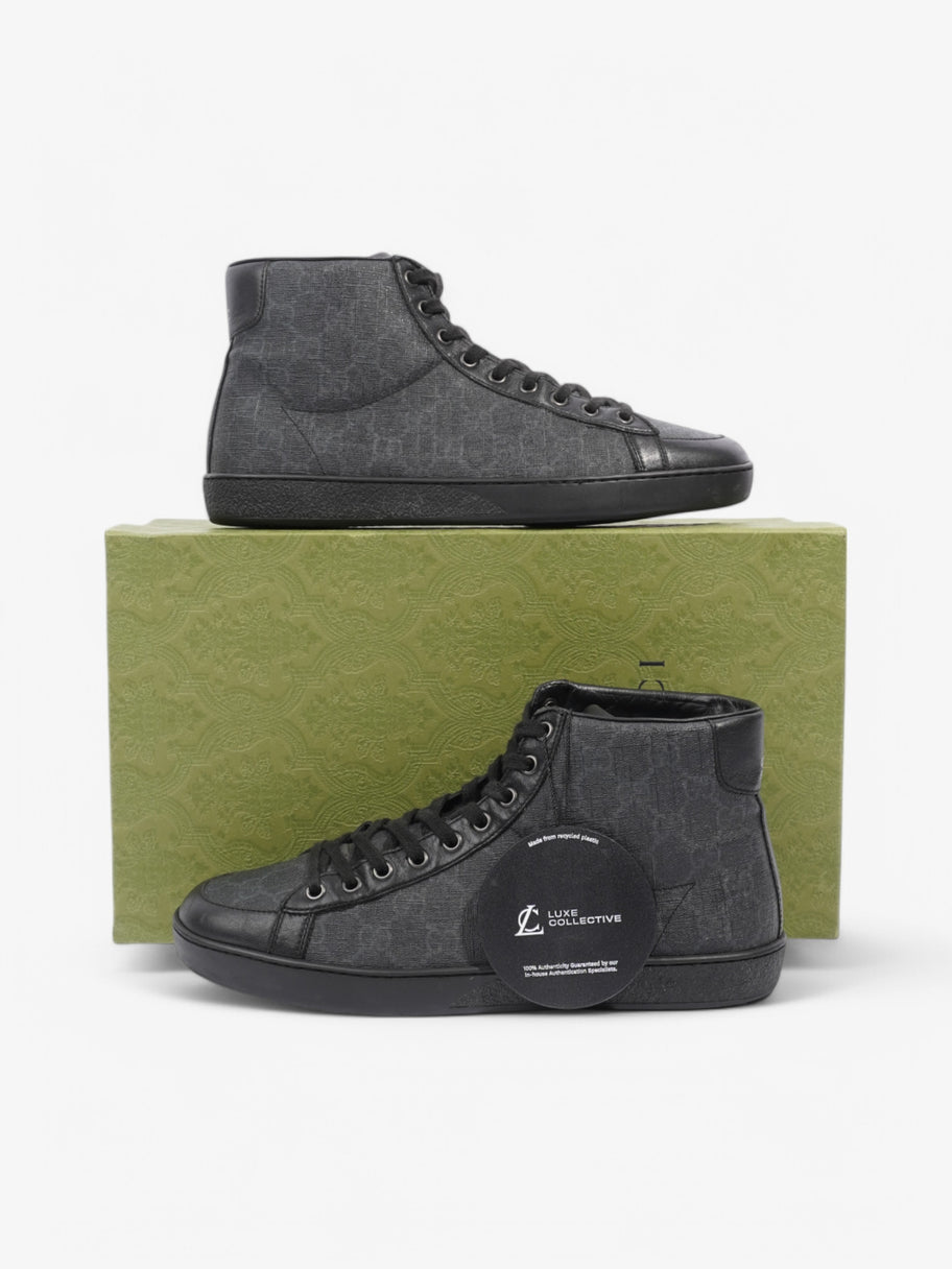 Gucci Brooklyn GG Supreme High-top Sneakers Black / Grey Canvas EU 41 UK 7 Image 20