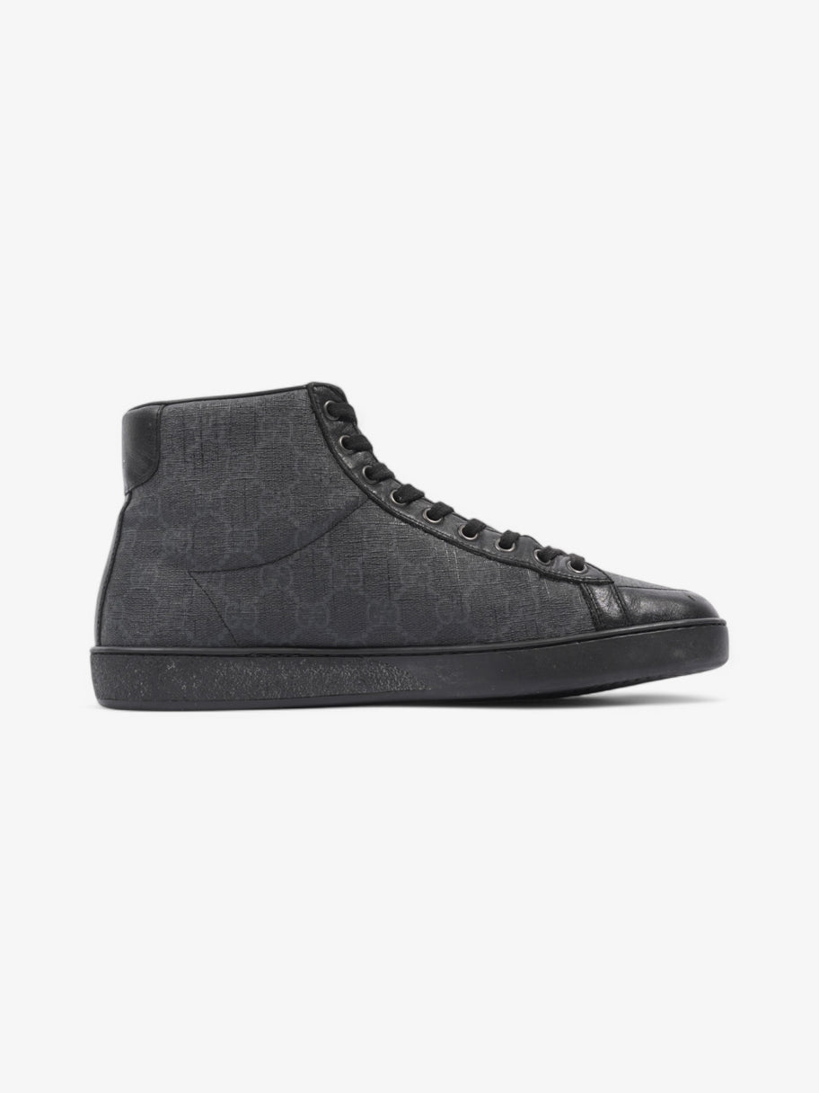 Gucci Brooklyn GG Supreme High-top Sneakers Black / Grey Canvas EU 41 UK 7 Image 4