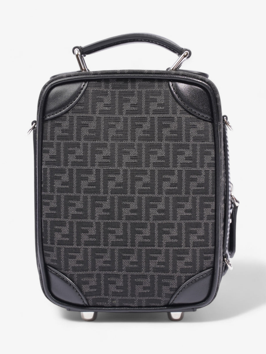 Fendi Trolley Bag Black Canvas Mini Image 4