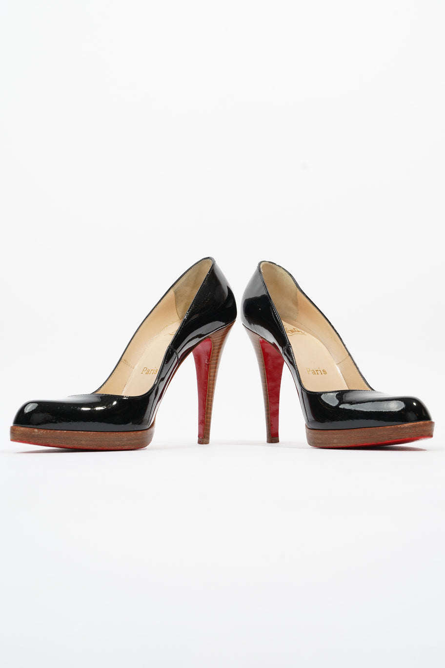 Christian Louboutin Platform Pump 110 Black Patent Leather EU 37.5 UK 4.5 Image 8