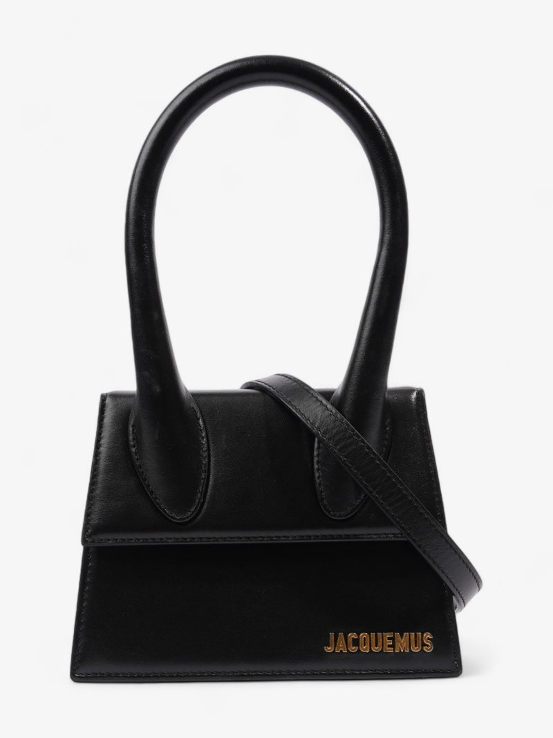  Jacquemus Le Chiquito Moyen Black Leather