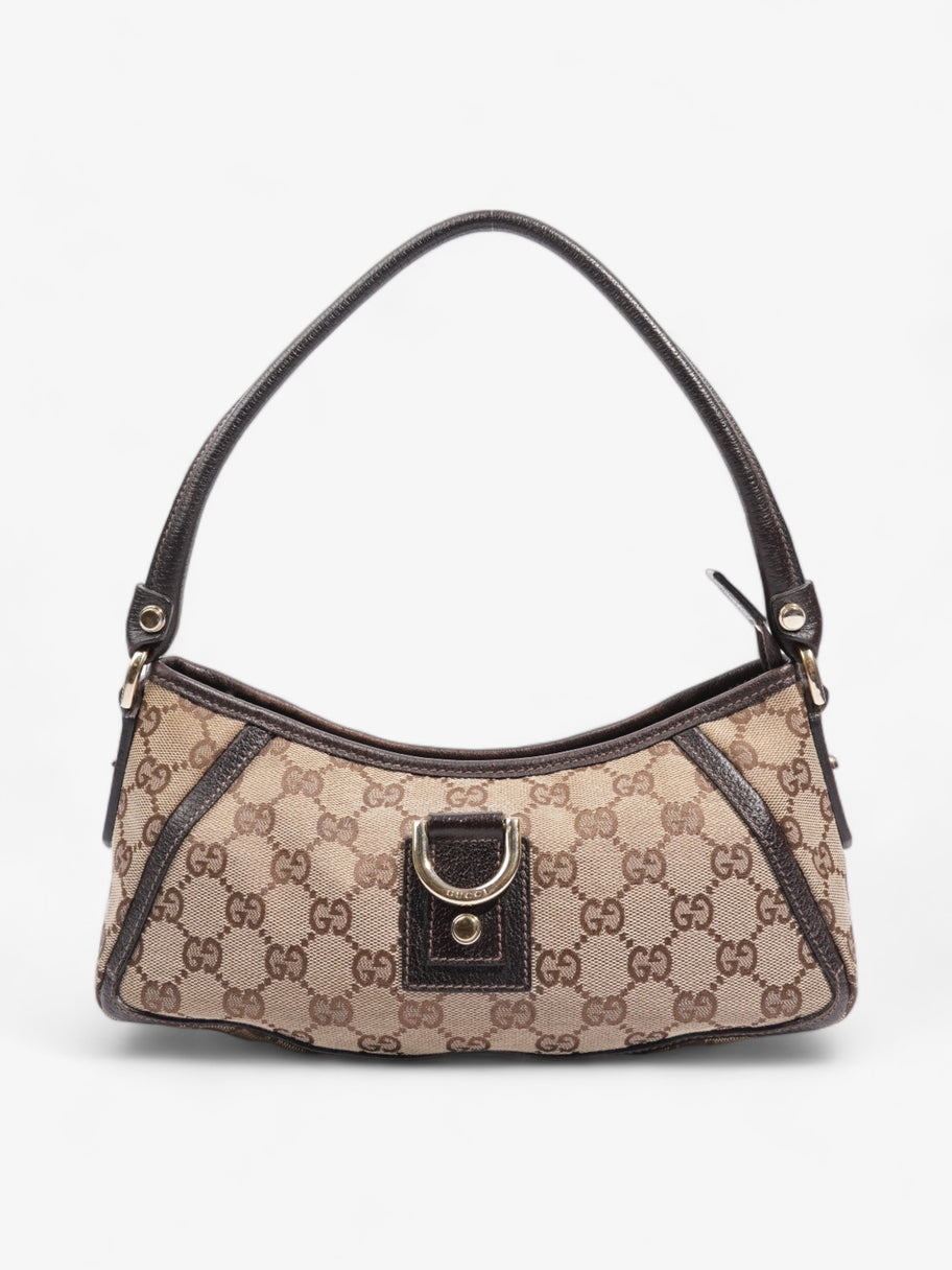 Gucci Abbey Beige And Ebony GG Supreme / Brown Canvas Image 1