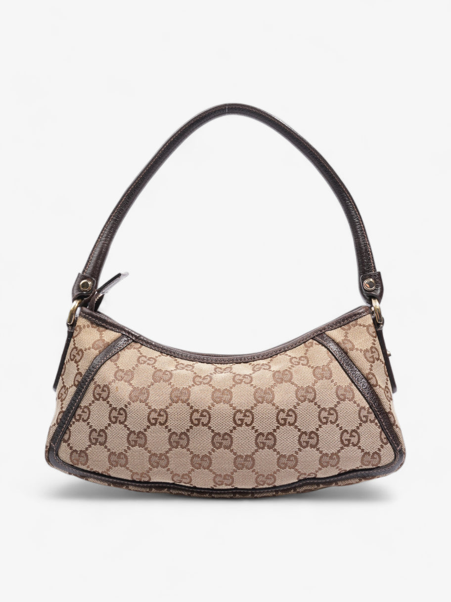 Gucci Abbey Beige And Ebony GG Supreme / Brown Canvas Image 4