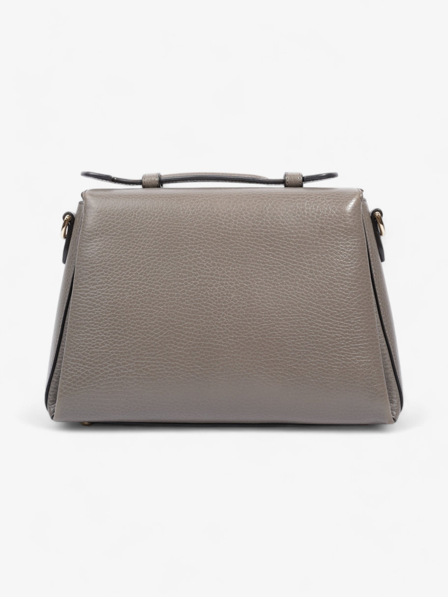 Gucci Dollar Interlocking G Grey Calfskin Leather Image 4