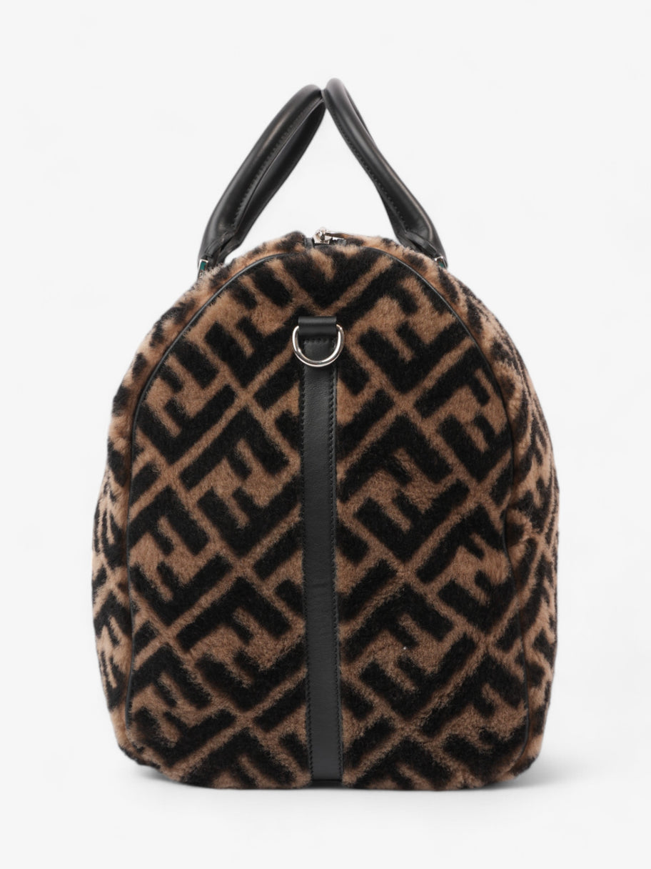 Fendi Forever Fendi Duffle Bag Black / Brown Shearling Image 5