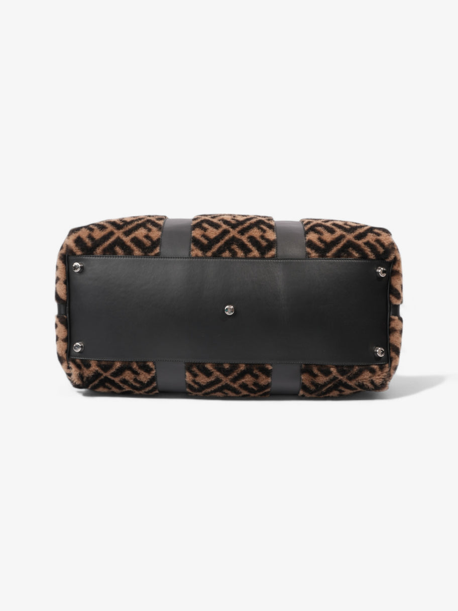 Fendi Forever Fendi Duffle Bag Black / Brown Shearling Image 6