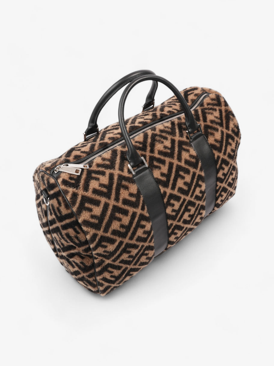 Fendi Forever Fendi Duffle Bag Black / Brown Shearling Image 7