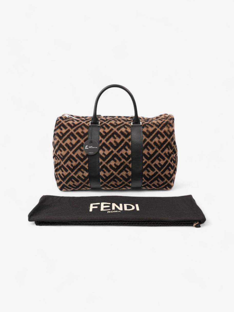 Fendi Forever Fendi Duffle Bag Black / Brown Shearling Image 10