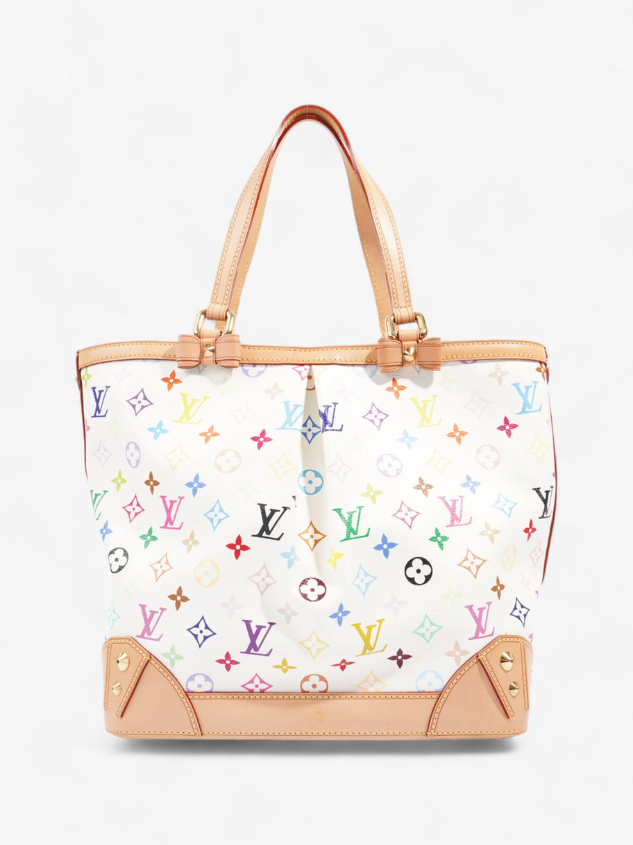 Louis Vuitton Sharleen White Multicoloured Monogram Coated Canvas GM Image 1