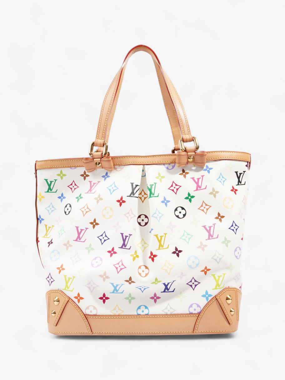 Louis Vuitton Sharleen White Multicoloured Monogram Coated Canvas GM Image 4