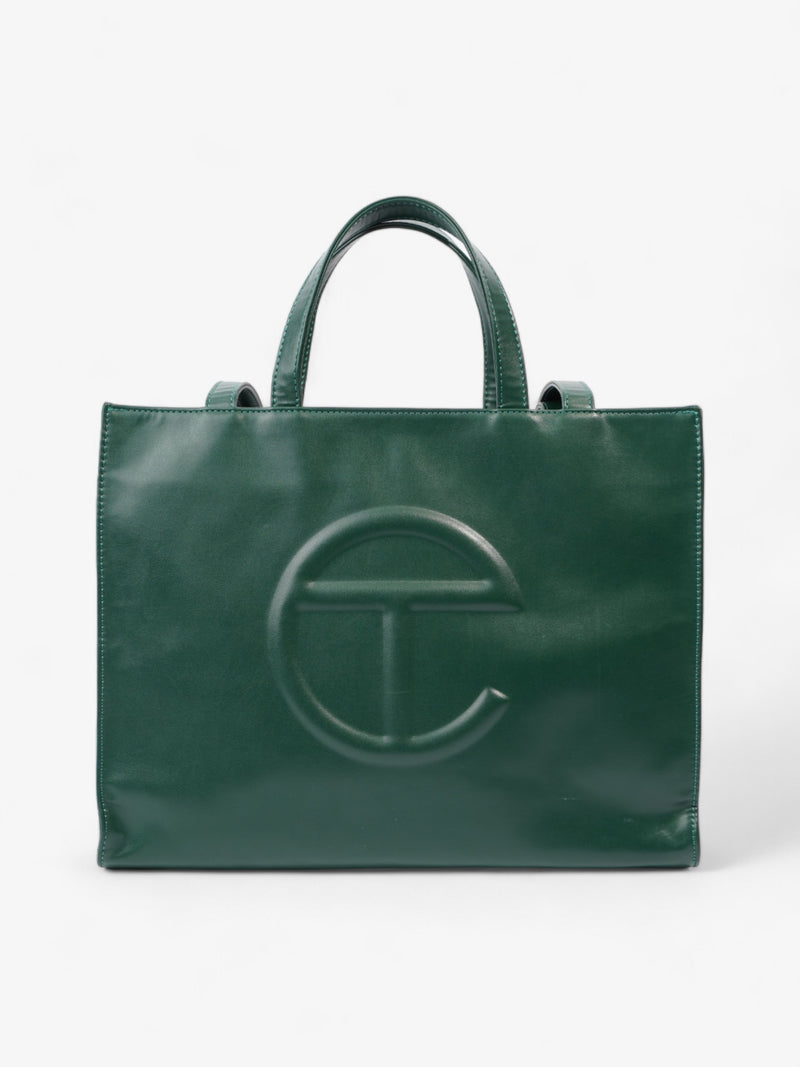  Telfar Shopping Tote Green Faux Leather Medium