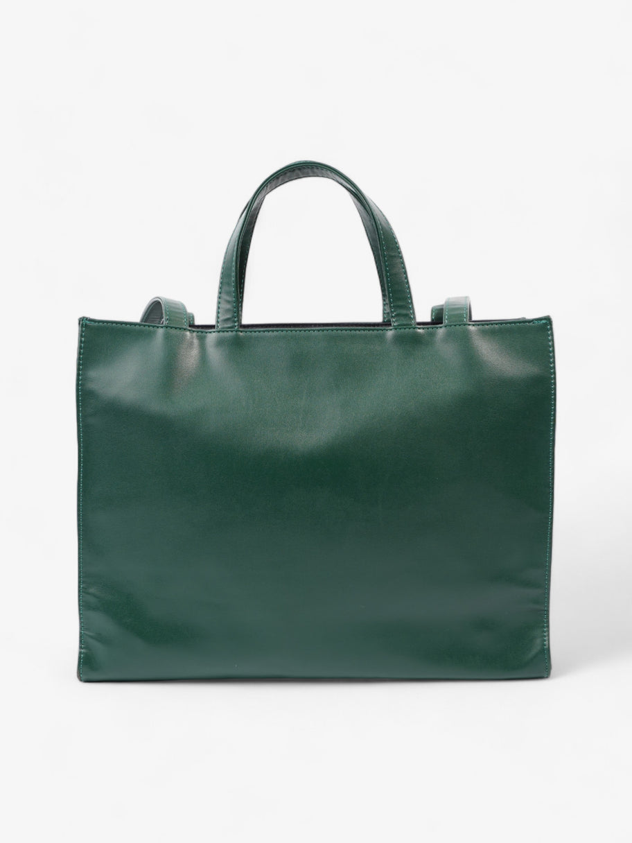 Telfar Shopping Tote Green Faux Leather Medium Image 4