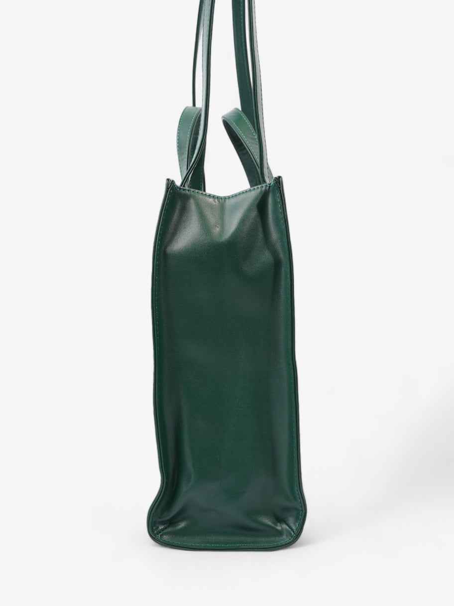 Telfar Shopping Tote Green Faux Leather Medium Image 5