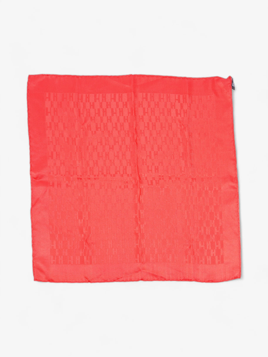 Hermes OP'H Pochette Scarf Red Silk Image 4