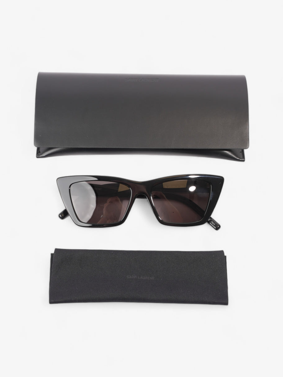 Saint Laurent Mica Sunglasses Black Acetate 145mm Image 7