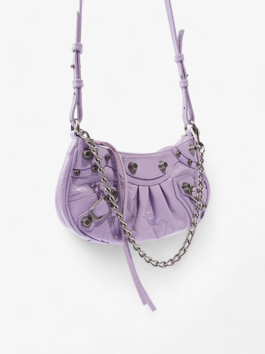 Balenciaga Le Cagole Mini Lilac Leather Image 15