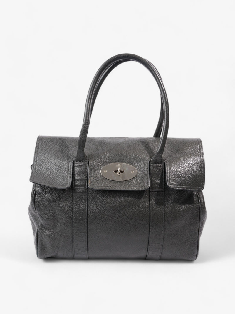  Mulberry Bayswater Dark Grey Grained Leather