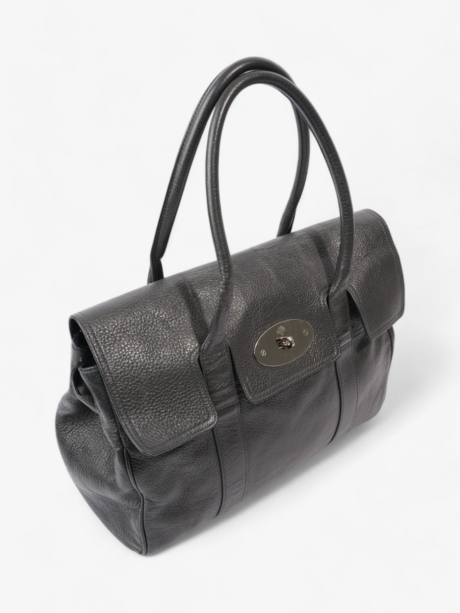 Mulberry Bayswater Dark Grey Grained Leather Image 7