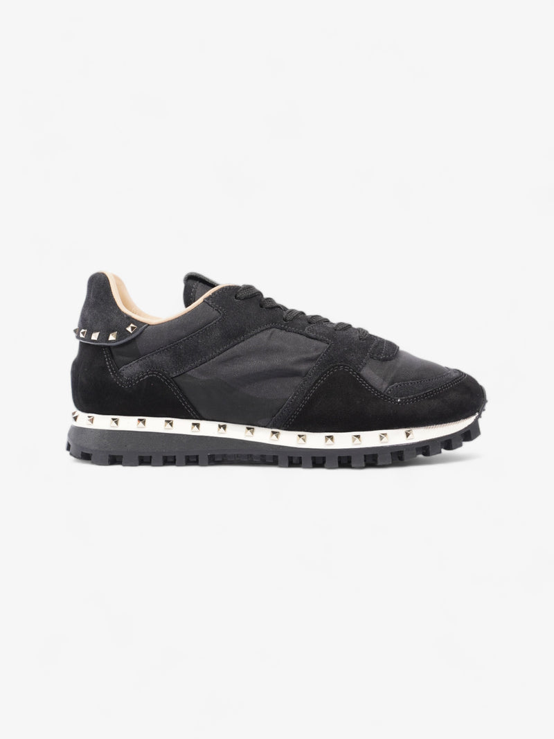  Valentino Rockstud Sneakers Black Suede EU 37 UK 4