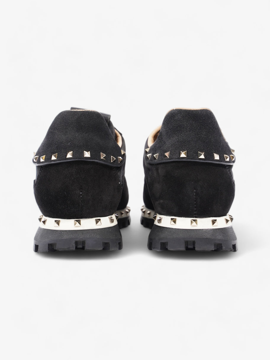 Valentino Rockstud Sneakers Black Suede EU 37 UK 4 Image 6