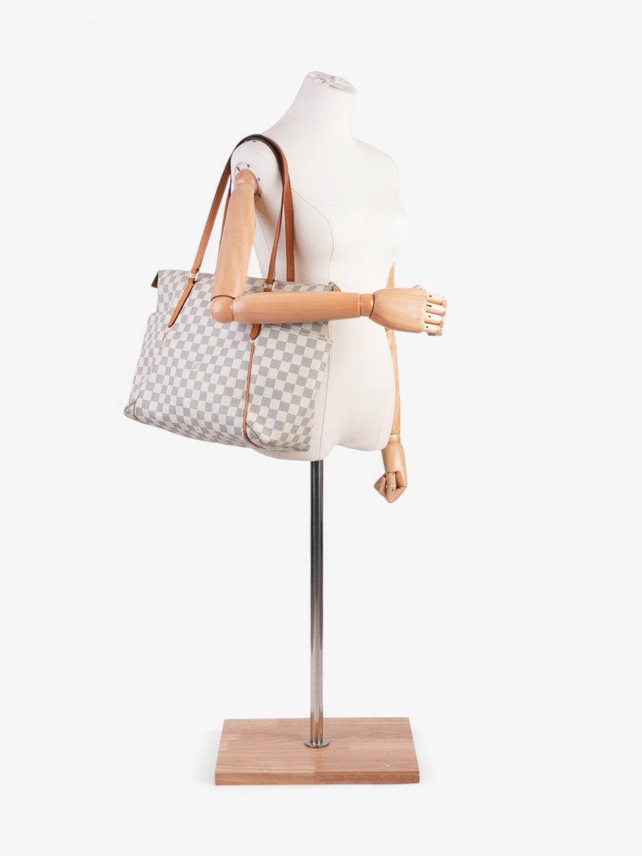 Louis Vuitton Totally Damier Azur Coated Canvas MM Image 2