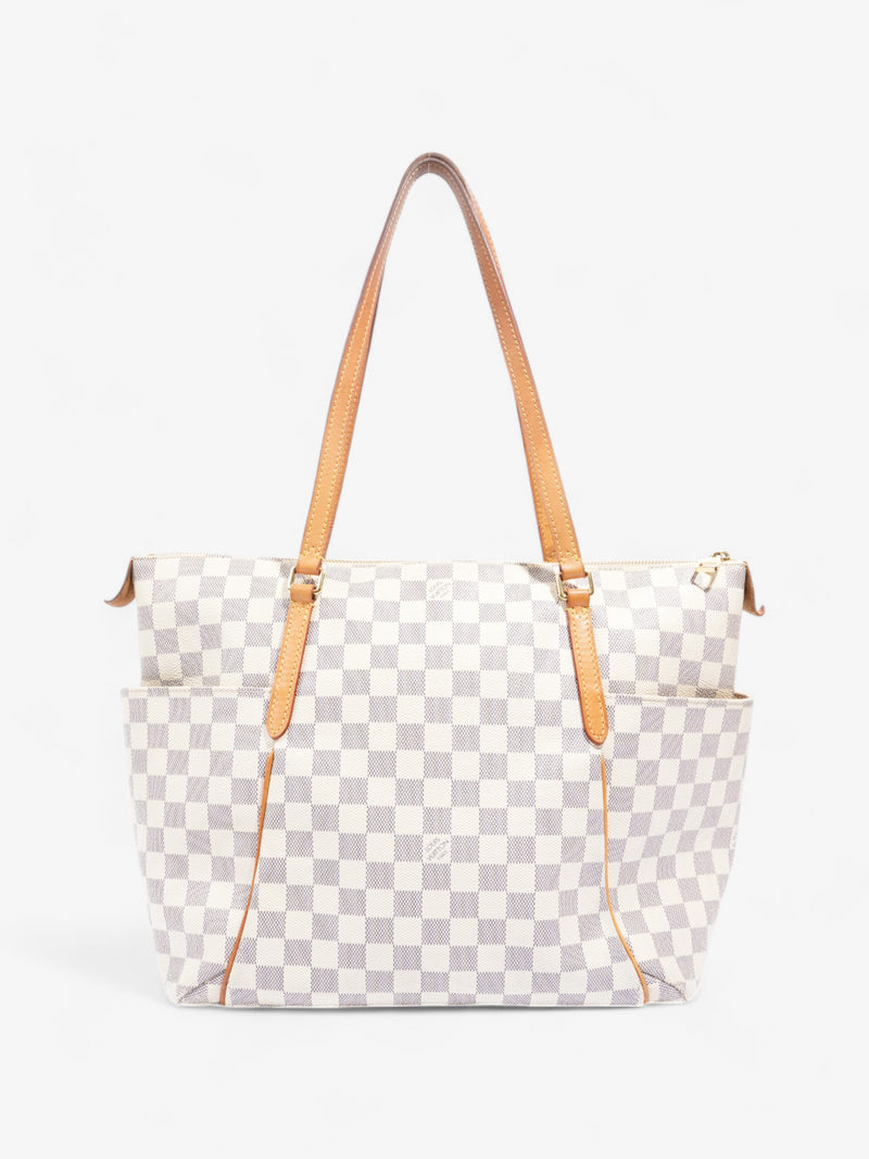  Louis Vuitton Totally Damier Azur Coated Canvas MM