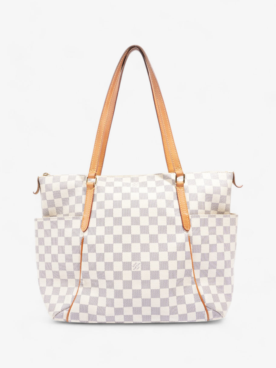 Louis Vuitton Totally Damier Azur Coated Canvas MM Image 4