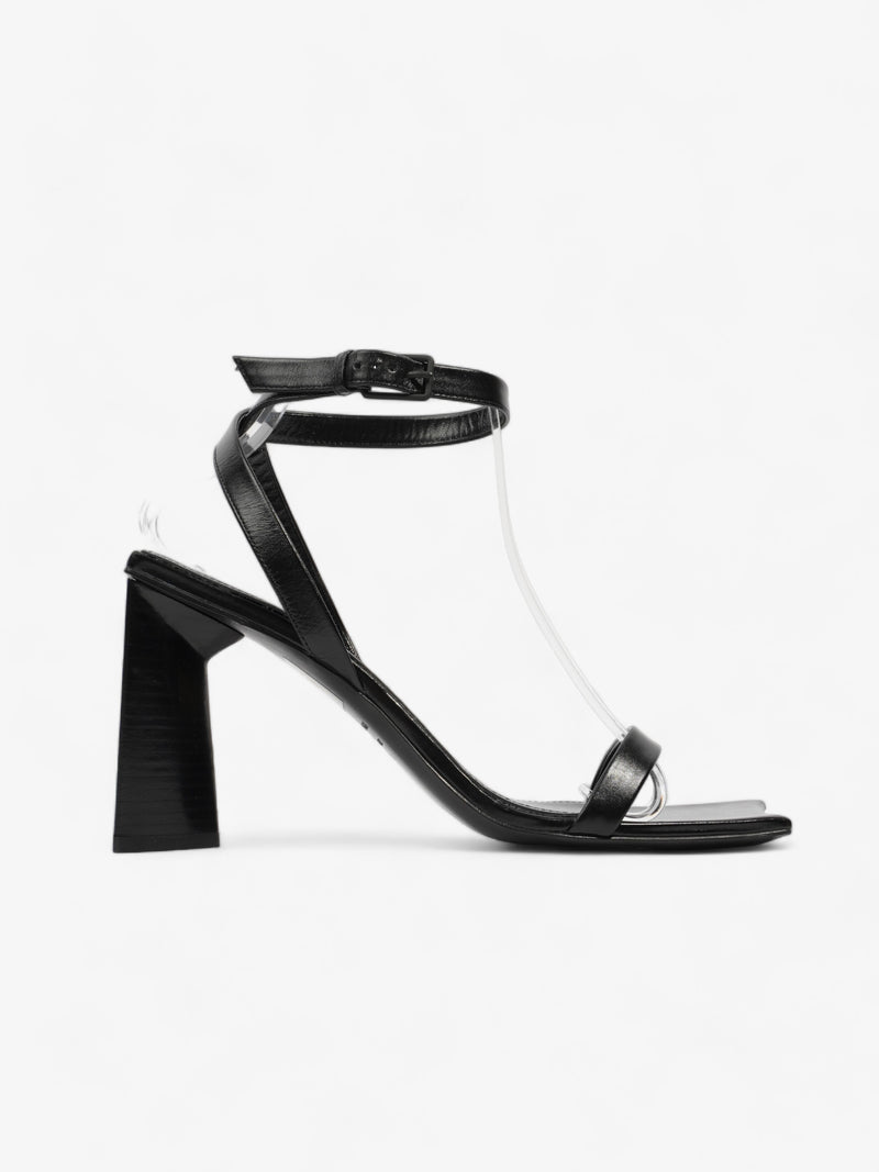  Moon Sandal 90 Black Leather EU 38.5 UK 5.5