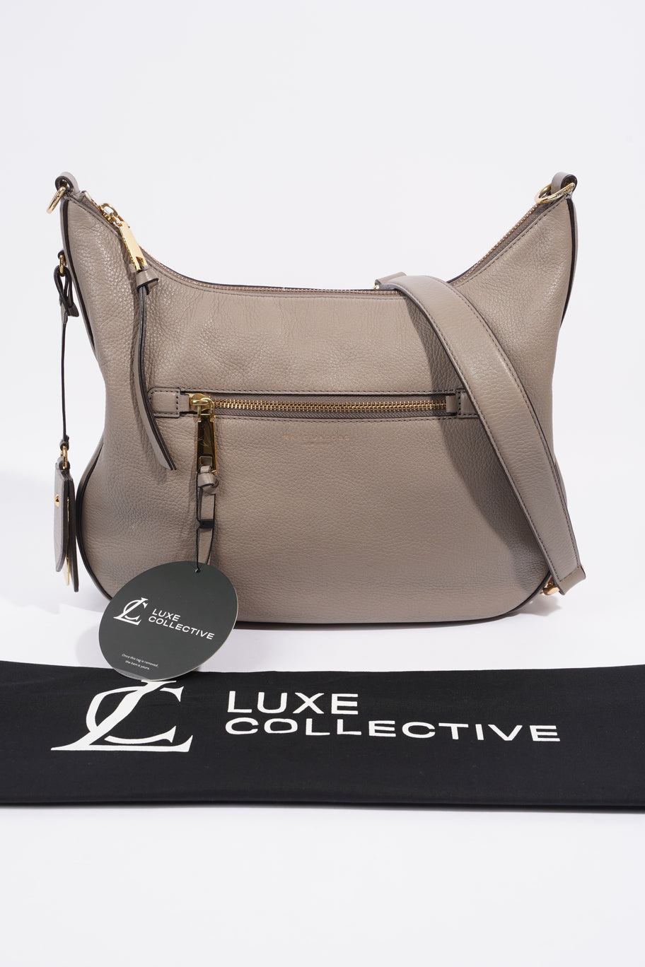 Recruit Hobo Grey Leather Image 9