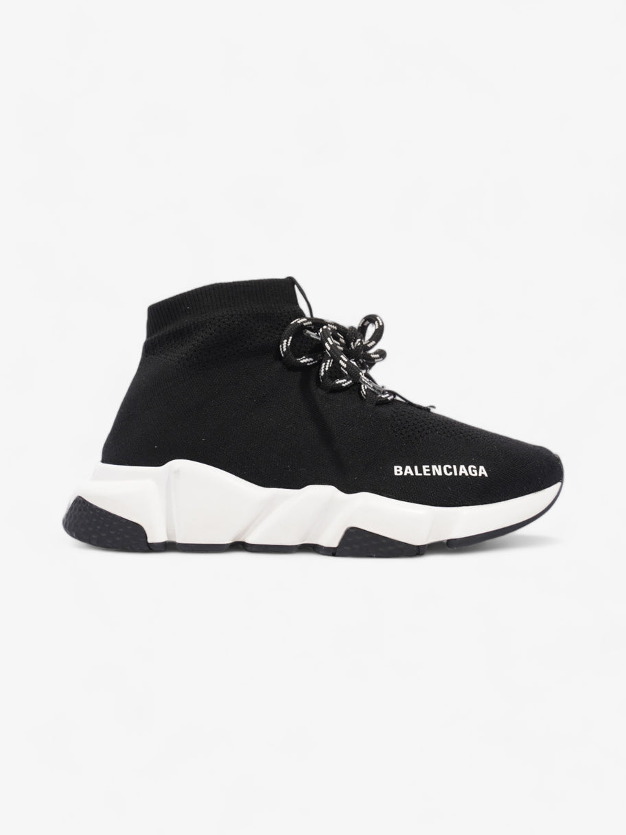 Balenciaga Speed Lace Up Black / White Cotton EU 38 UK 5 Image 1